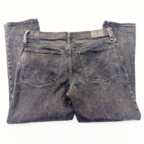 Madewell Tomboy Straight Charcoal Black Denim Jeans Size 30 - Picture 5 of 10